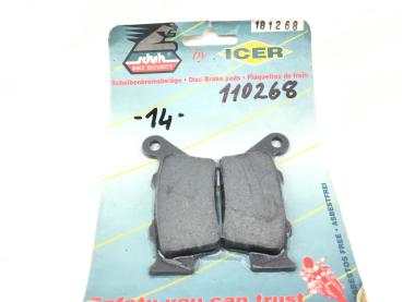 ICER 110268 TRASERA BMW,KTM,GASGAS,Husaberg,TM Bremsbeläge Bremsklötze Brake