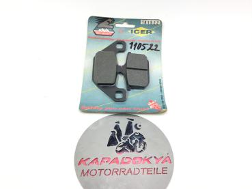 ICER 110522 DELAN Kawasaki Bremsbeläge Bremsklötze Brake