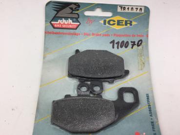 ICER 110070 Trasera Kawasaki Bremsbeläge Bremsklötze Brake