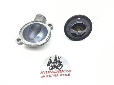 Yamaha R6 RJ03 99-02 Motor Thermostat Gehäuse Wasserflansch