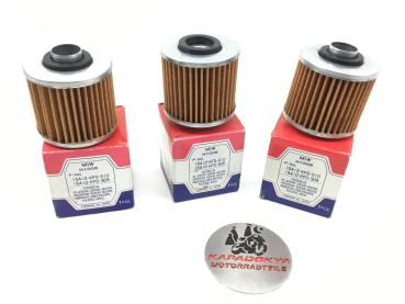 Honda XL,XR,XBR,NX,250,350,500,600,650 3X Ölfilter MIW H1008 15412-KF0-010