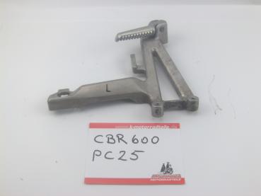 Honda CBR600F PC25 Fußrastenhalter Fußraste hinten links