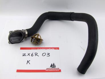 Kawasaki ZX6R ZX600 K Motor Thermostat Gehäuse