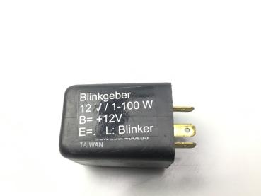 Suzuki, Honda, Kawasaki ,Yamaha Universal Blinkrelais LED Blinker 3 Polig 12V 1-100W