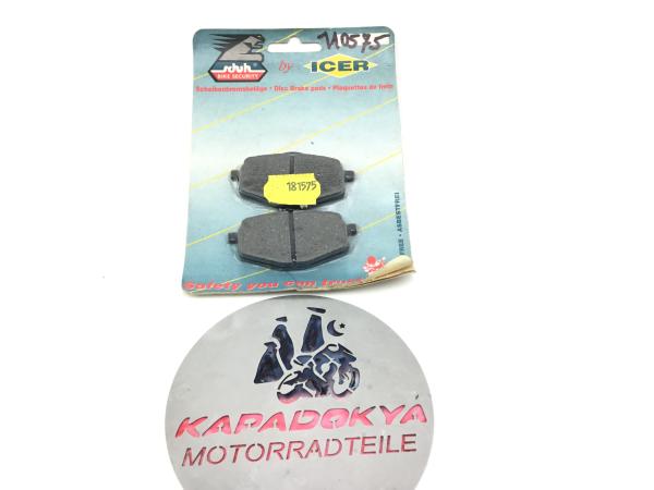 ICER 110575 DELAN Yamaha Bremsbeläge Bremsklötze Brake