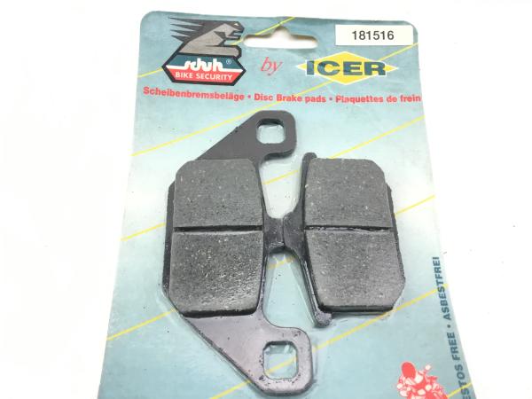 ICER 110516 DEL/TRAS Kawasaki Bremsbeläge Bremsklötze Brake