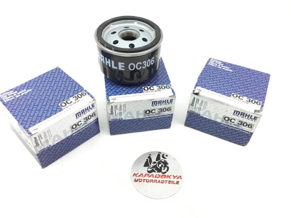 BMW MAHLE ORIGINAL OC306 3X Ölfilter ÖL FILTER NEU