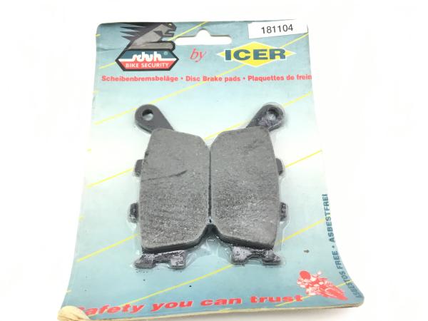 ICER 110104 TRAS CBR600,900 CB750,1000 Bremsbeläge Bremsklötze Brake