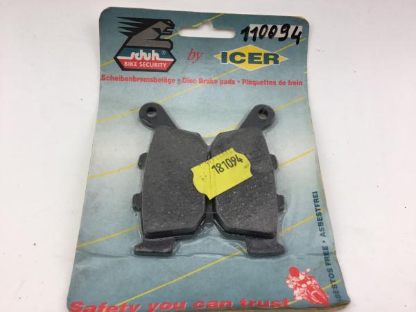 ICER 110094 TRAS VT250,XL,NTV600,NX,NTV650,XLV750 Bremsbeläge Bremsklötze Brake