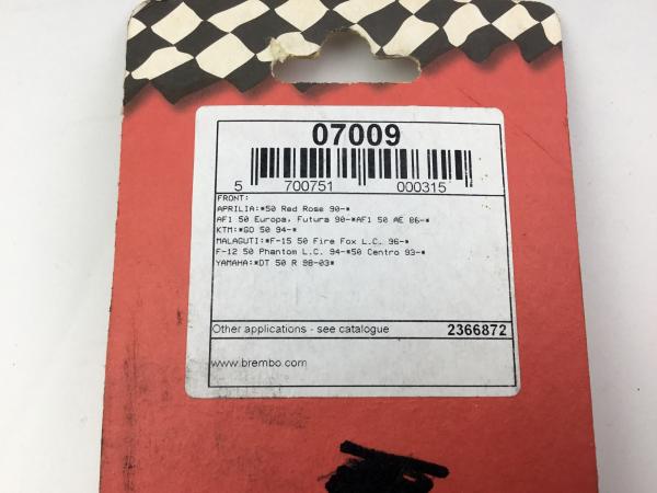 Brembo 07009 Bremsbeläge Bremsklötze Brake Neu Aprilia,KTM,Malaguti,Yamaha 50