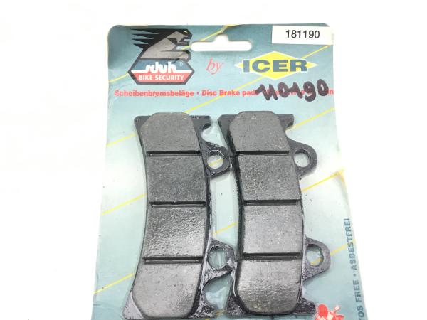 ICER 110190 DEL/TRAS Yamaha Triumph Bremsbeläge Bremsklötze Brake