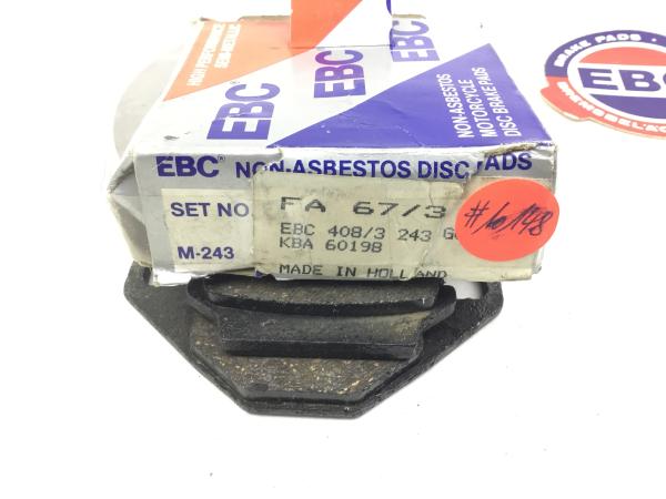 EBC FA67/3,M243,KBA60198 Bremsbeläge Bremsklötze Brake