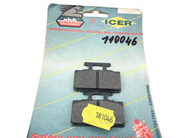 ICER 110046 DEL/TRAS Honda Lead50,80,125 NH50 Bremsbeläge Bremsklötze Brake