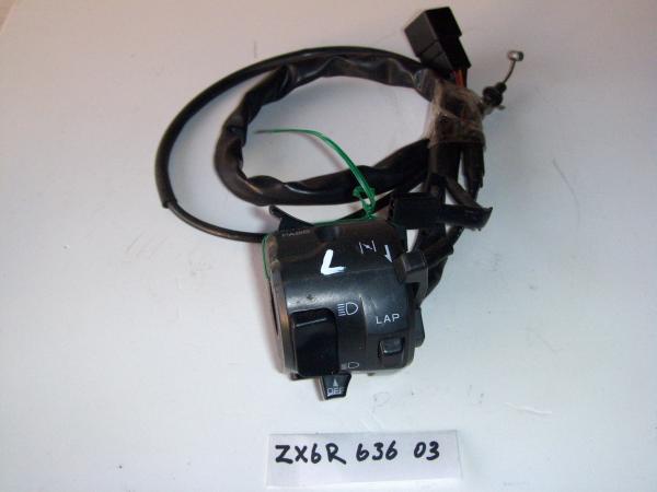 Kawasaki ZX-6R ZX636B 03-05 Lenkerschalter Links