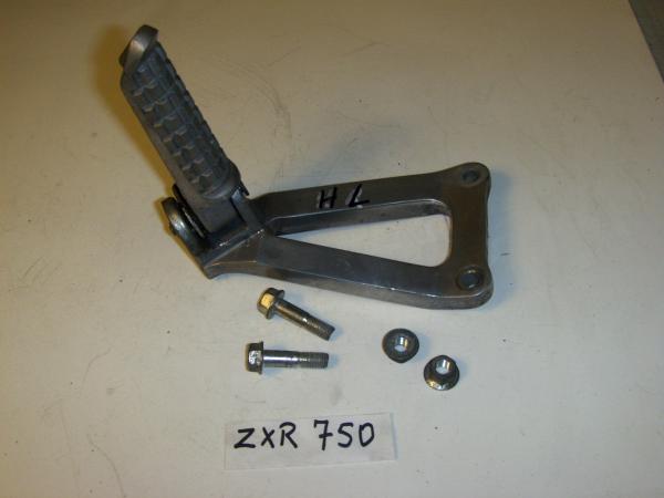 Kawasaki ZXR750 ZX750 L 93-95 FUßRASTE FUSSRASTE HINTEN LINKS