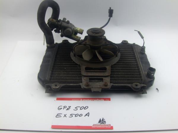 Kawasaki GPZ 500 S EX500A  Kühler Wasserkühler Thermostat Lüfter