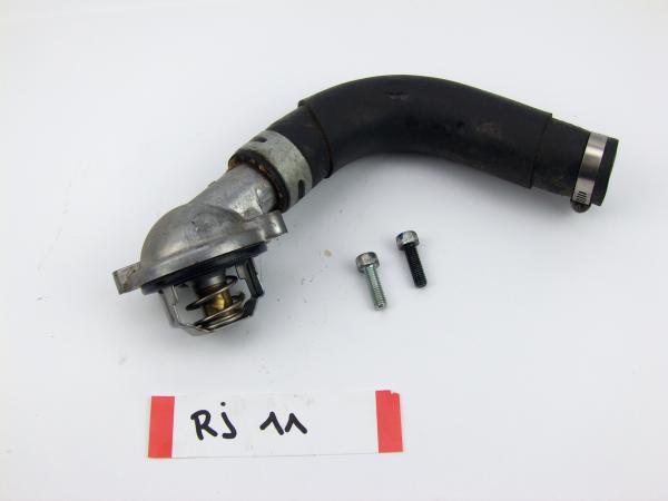 Yamaha R6 RJ11 06 07 Motor Thermostat Flansch  Kühler Schlauch