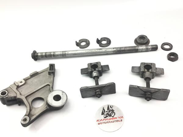 Honda CB 600 F Hornet PC34 Steckachse,Hülsen,Spanner,Achse hinten 98-02