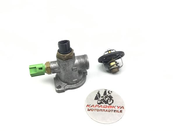 Suzuki GSXR 750 SRAD GR7DB 96-99 Thermostat Thermostatgehäuse Fühler Geber Sensor Fühler Geber